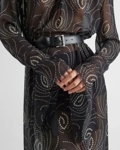 Mujer Prada VESTIDOS^Vestido De Georgette Estampado