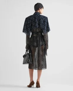 Mujer Prada VESTIDOS^Vestido De Georgette Estampado