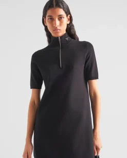 Mujer Prada VESTIDOS^Vestido De Lana Y Viscosa
