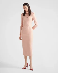 Mujer Prada VESTIDOS^Vestido De Natté Elástico