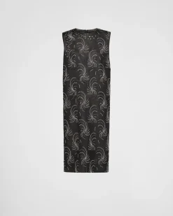 Mujer Prada ROPA DE PIEL^Vestido De Piel