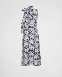 Mujer Prada VESTIDOS^Vestido De Pongé Estampado