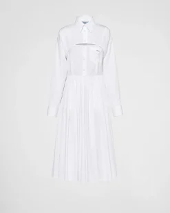 Mujer Prada VESTIDOS^Vestido De Popelín