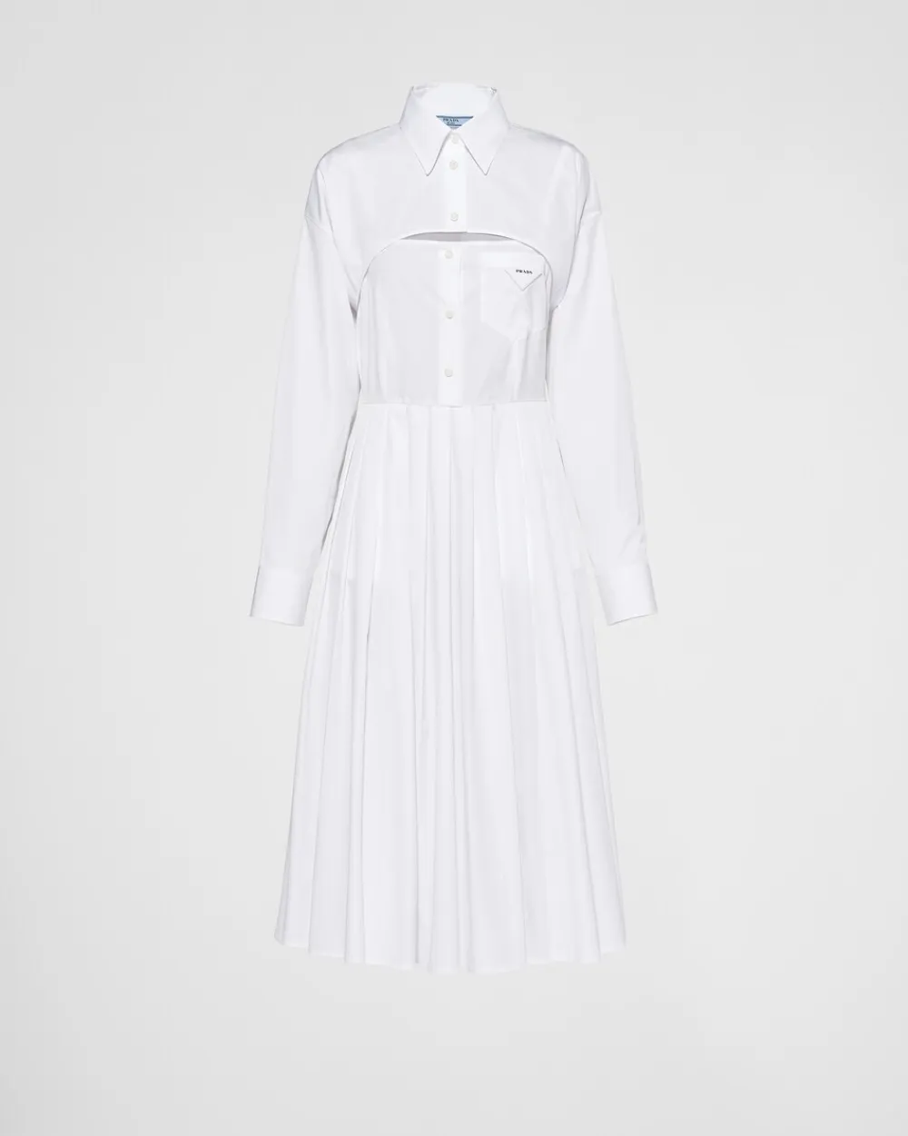 Mujer Prada VESTIDOS^Vestido De Popelín