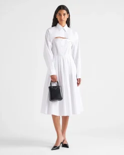 Mujer Prada VESTIDOS^Vestido De Popelín