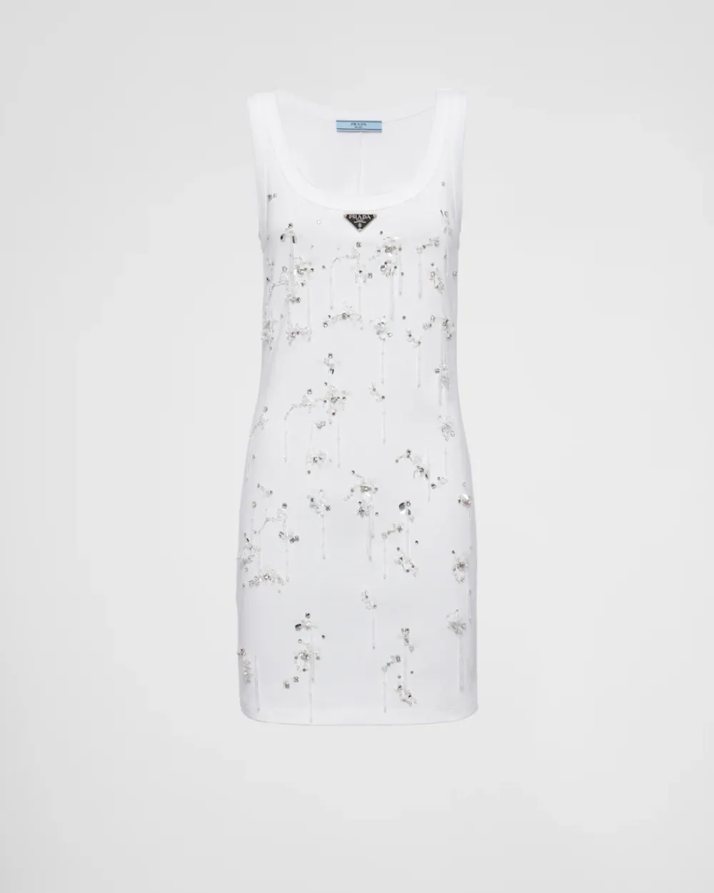 Mujer Prada VESTIDOS^Vestido De Punto Acanalado Bordado