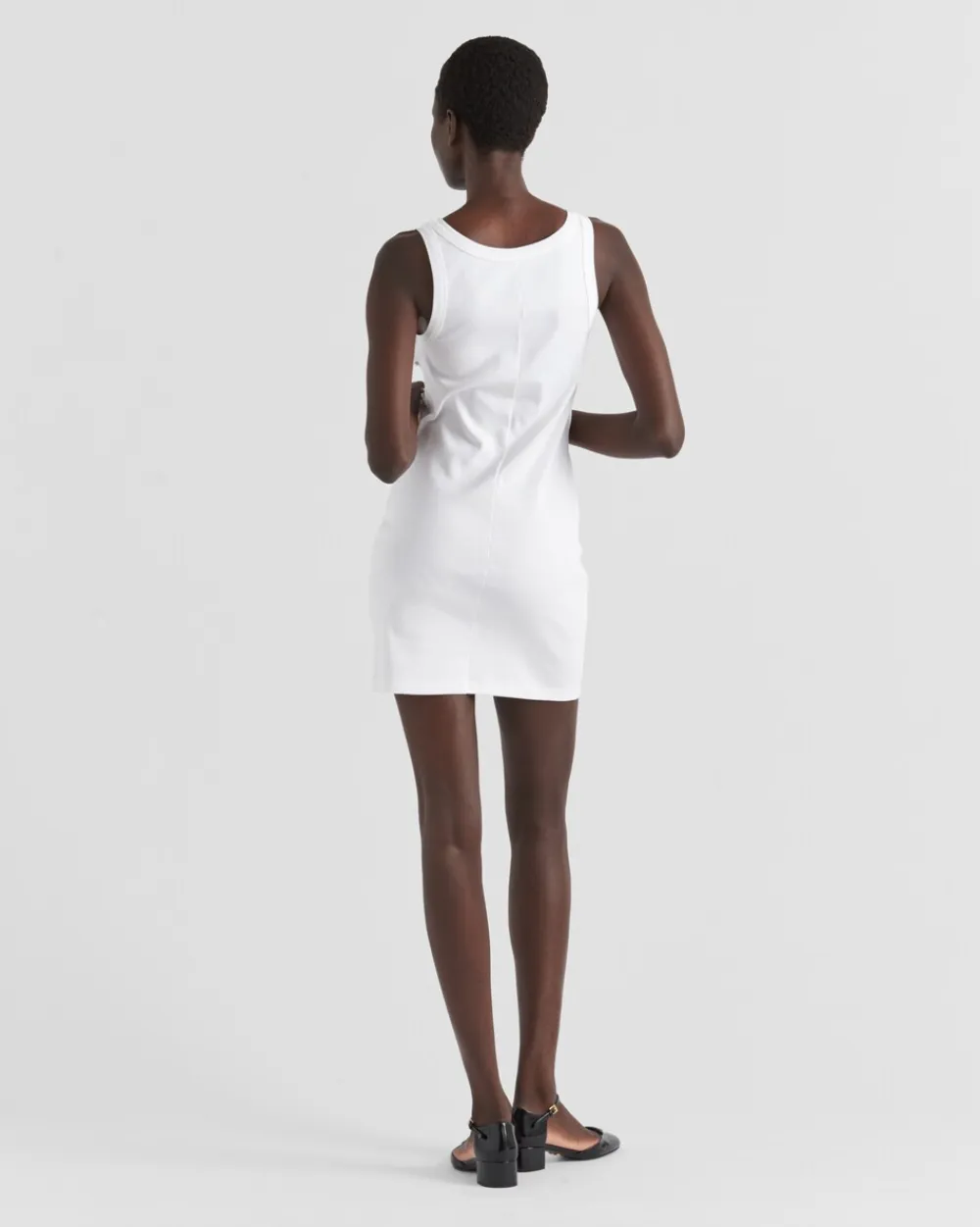Mujer Prada VESTIDOS^Vestido De Punto Acanalado Bordado