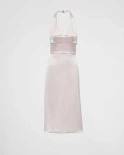 Mujer Prada VESTIDOS^Vestido Halter De Satén Re-edition 1995