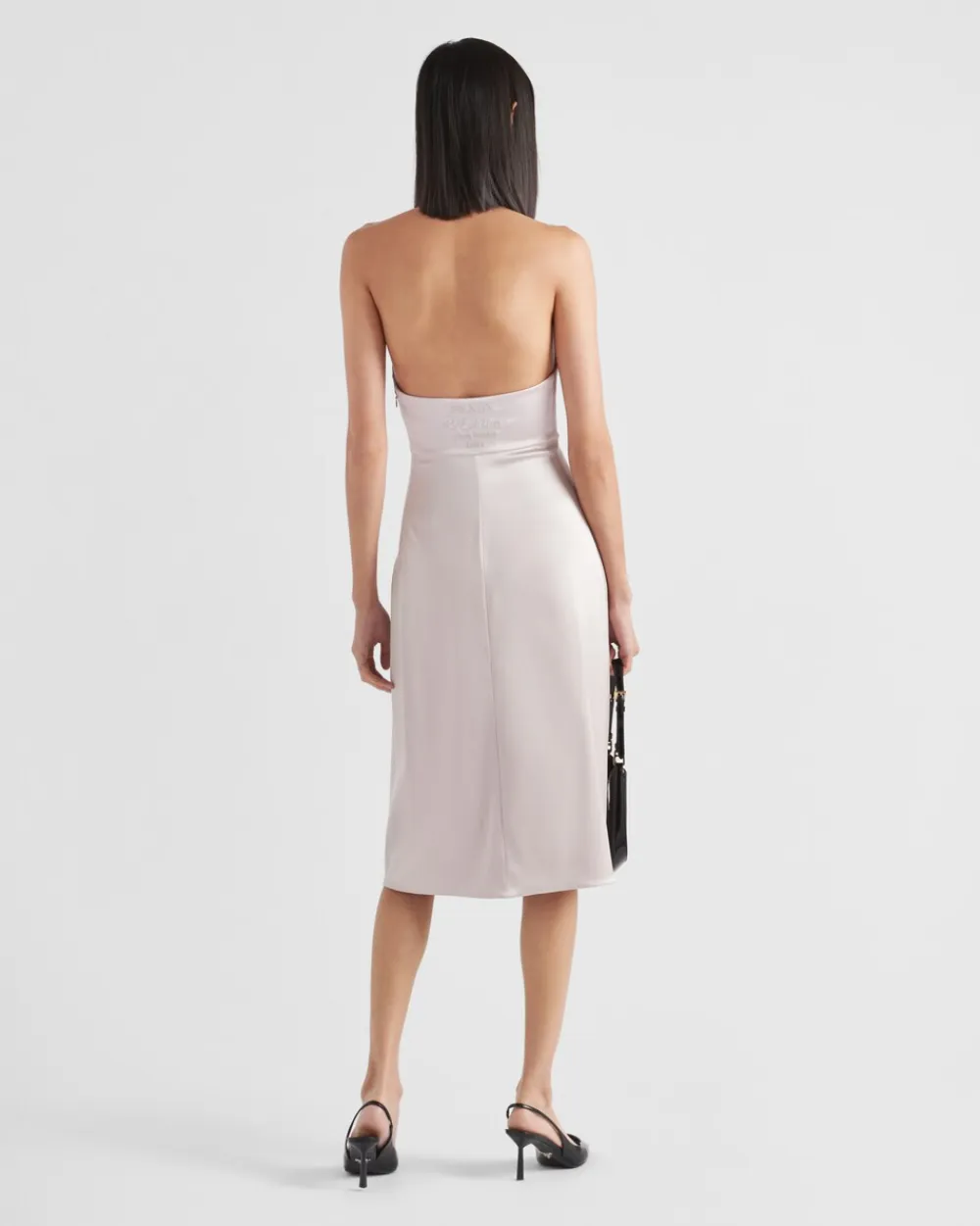 Mujer Prada VESTIDOS^Vestido Halter De Satén Re-edition 1995
