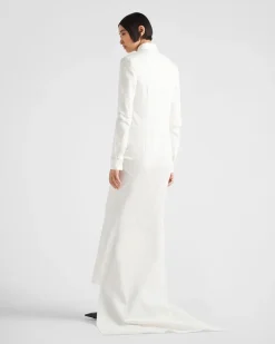Mujer Prada VESTIDOS^Vestido Largo De Gabardina
