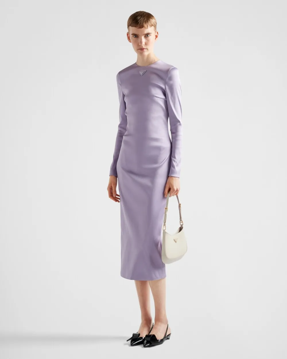 Mujer Prada VESTIDOS^Vestido Midi De Satén