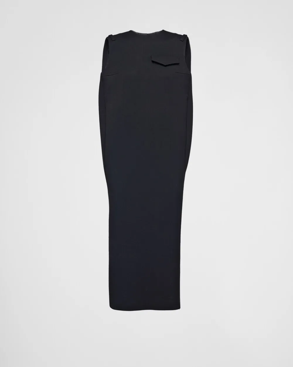 Mujer Prada VESTIDOS^Vestido Midi En Gabardina De Natté