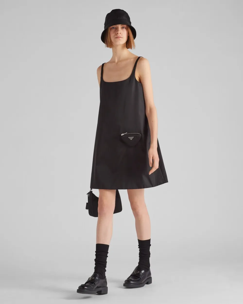 Mujer Prada COLECCIÓN FEMENINA|VESTIDOS^Vestido Sin Mangas De Re-nylon Con Pouch