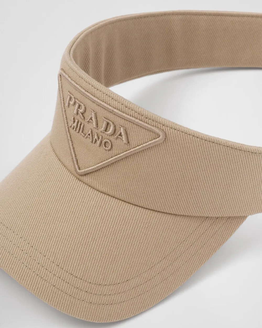 Hombre Prada SOMBREROS Y GUANTES^Visera De Dril