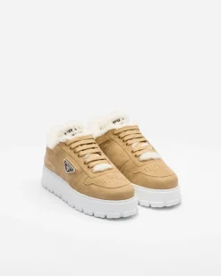 Mujer Prada ZAPATILLAS DEPORTIVAS^Zapatillas De Ante