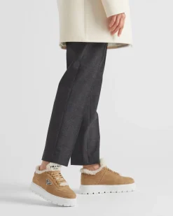 Mujer Prada ZAPATILLAS DEPORTIVAS^Zapatillas De Ante
