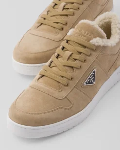 Hombre Prada ZAPATILLAS DEPORTIVAS^Zapatillas De Ante Con Forro De Borreguillo