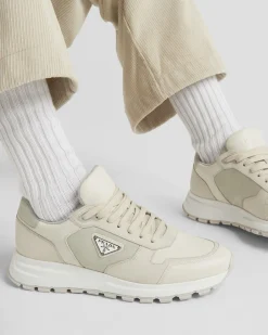 Hombre Prada ZAPATILLAS DEPORTIVAS^Zapatillas De Caña Alta De Nobuk Y Re-nylon