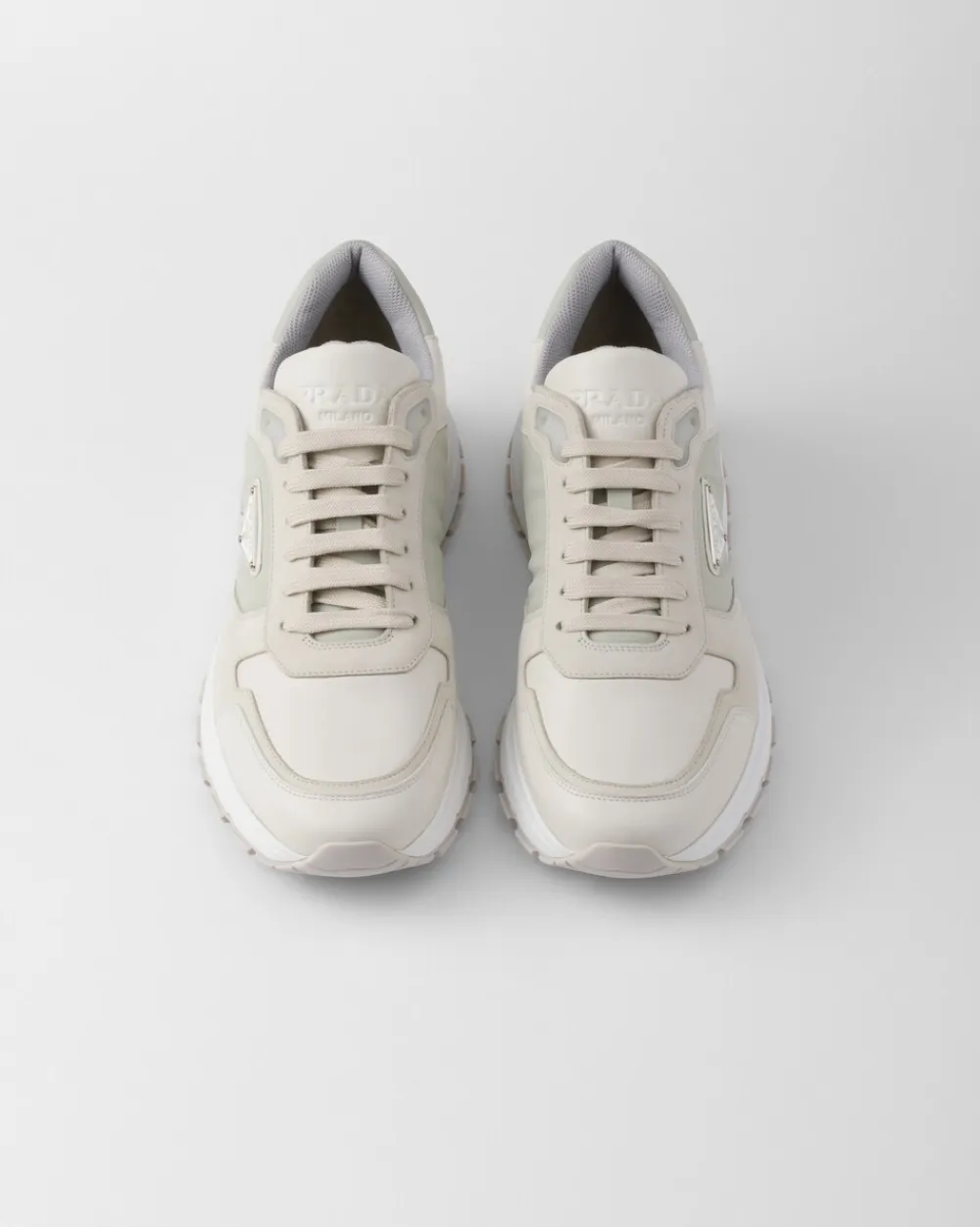 Hombre Prada ZAPATILLAS DEPORTIVAS^Zapatillas De Caña Alta De Nobuk Y Re-nylon