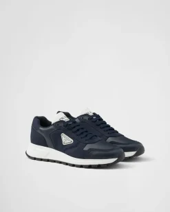 Hombre Prada ZAPATILLAS DEPORTIVAS^Zapatillas De Caña Alta De Nobuk Y Re-nylon