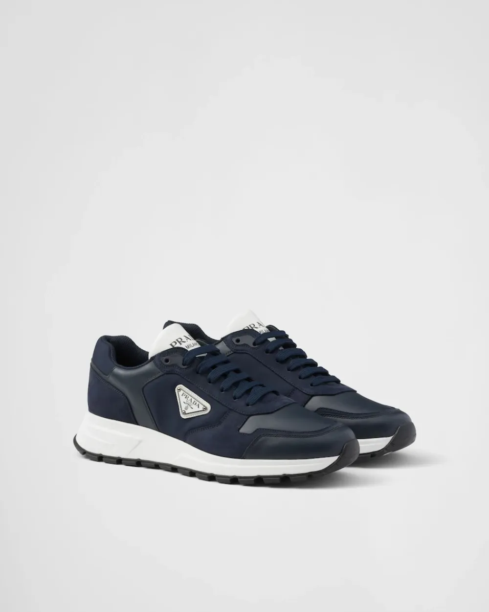 Hombre Prada ZAPATILLAS DEPORTIVAS^Zapatillas De Caña Alta De Nobuk Y Re-nylon