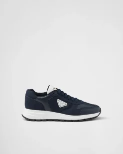 Hombre Prada ZAPATILLAS DEPORTIVAS^Zapatillas De Caña Alta De Nobuk Y Re-nylon