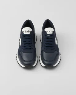 Hombre Prada ZAPATILLAS DEPORTIVAS^Zapatillas De Caña Alta De Nobuk Y Re-nylon