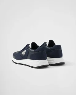 Hombre Prada ZAPATILLAS DEPORTIVAS^Zapatillas De Caña Alta De Nobuk Y Re-nylon