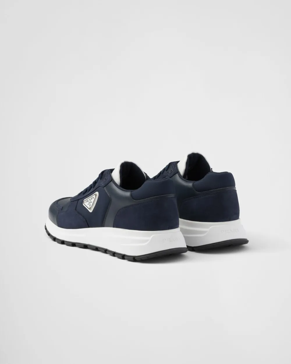 Hombre Prada ZAPATILLAS DEPORTIVAS^Zapatillas De Caña Alta De Nobuk Y Re-nylon