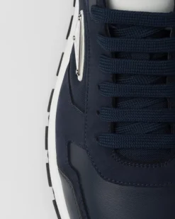 Hombre Prada ZAPATILLAS DEPORTIVAS^Zapatillas De Caña Alta De Nobuk Y Re-nylon
