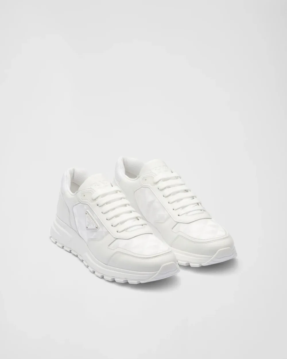 Hombre Prada ZAPATILLAS DEPORTIVAS^Zapatillas De Caña Alta En Piel Y Re-nylon