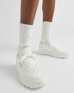 Hombre Prada ZAPATILLAS DEPORTIVAS^Zapatillas De Caña Alta En Piel Y Re-nylon
