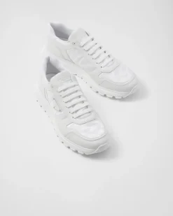 Hombre Prada ZAPATILLAS DEPORTIVAS^Zapatillas De Caña Alta En Piel Y Re-nylon