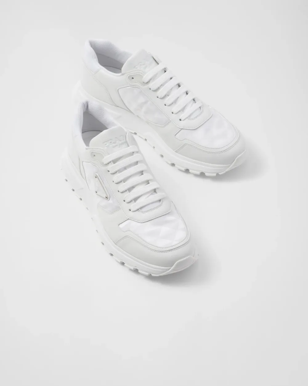 Hombre Prada ZAPATILLAS DEPORTIVAS^Zapatillas De Caña Alta En Piel Y Re-nylon