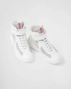 Mujer Prada ZAPATOS^Zapatillas De Caña Alta America's Cup