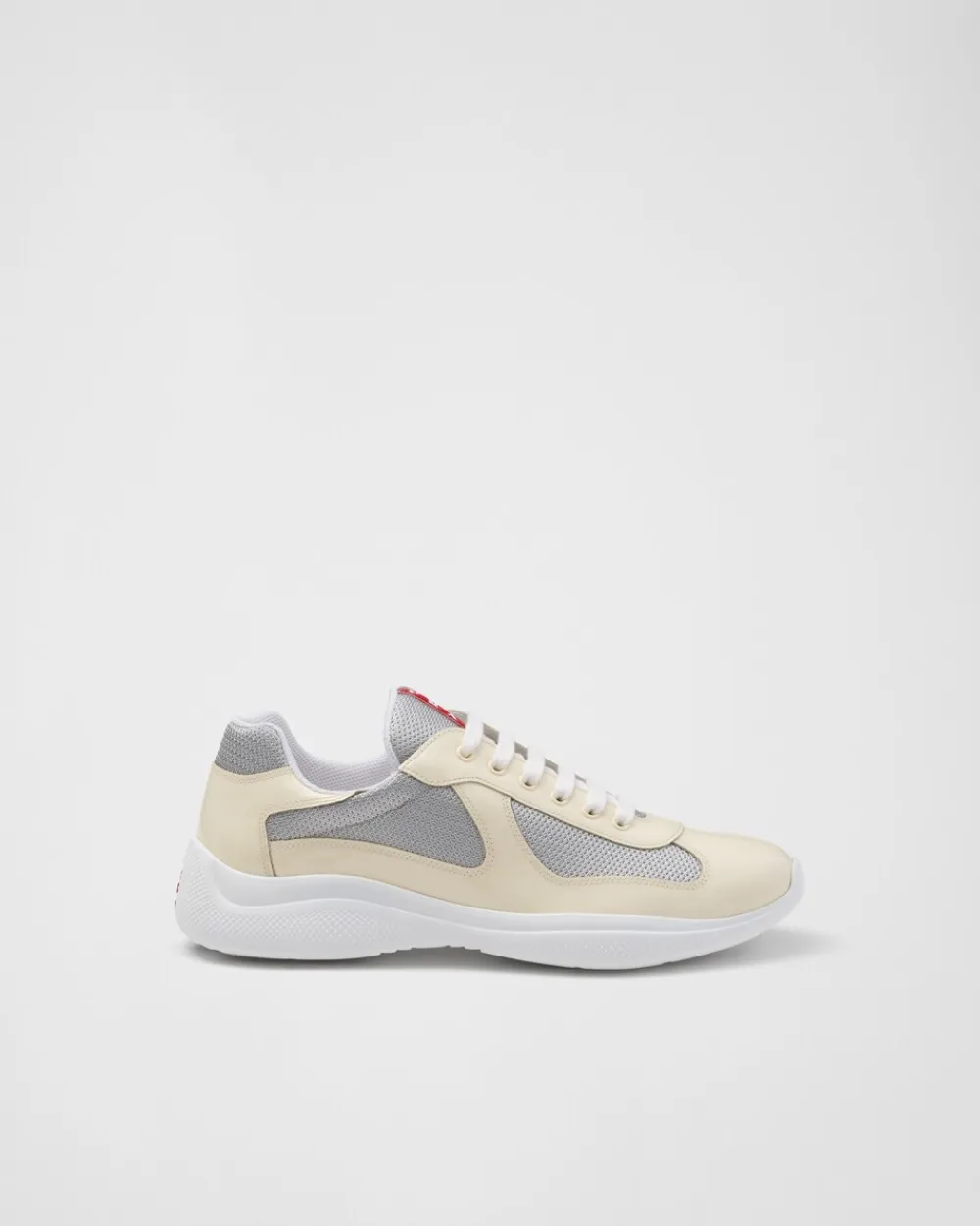Hombre Prada ZAPATILLAS DEPORTIVAS^Zapatillas De Charol Y Tejido Técnico America's Cup