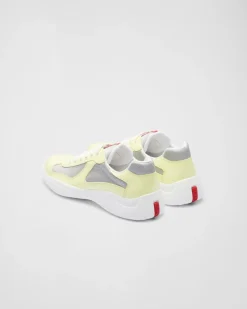 Hombre Prada ZAPATOS|ZAPATILLAS DEPORTIVAS^Zapatillas De Charol Y Tejido Técnico America's Cup