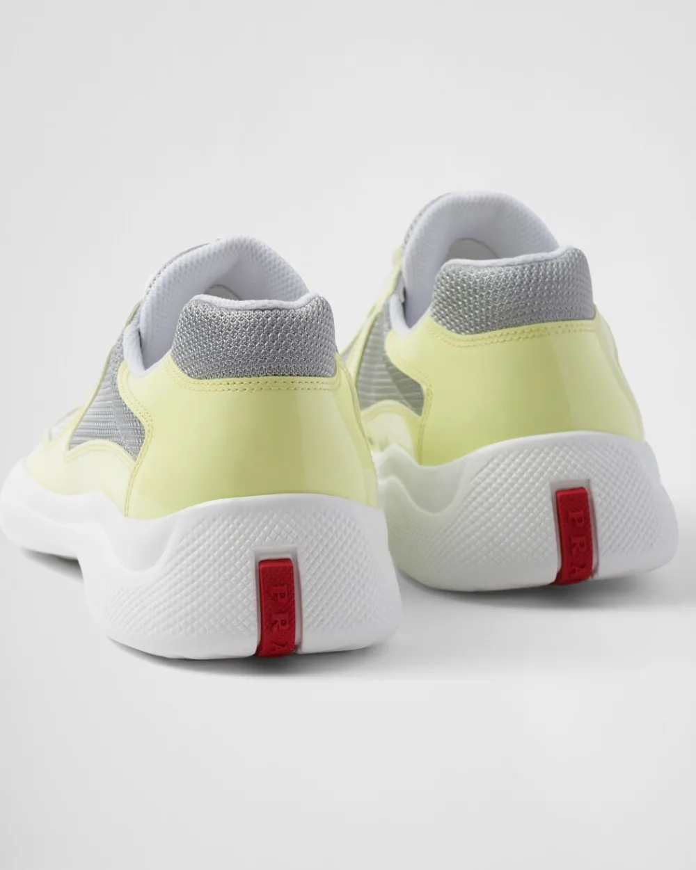 Hombre Prada ZAPATOS|ZAPATILLAS DEPORTIVAS^Zapatillas De Charol Y Tejido Técnico America's Cup