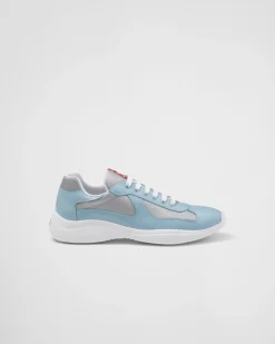 Hombre Prada ZAPATOS|ZAPATILLAS DEPORTIVAS^Zapatillas De Charol Y Tejido Técnico America's Cup