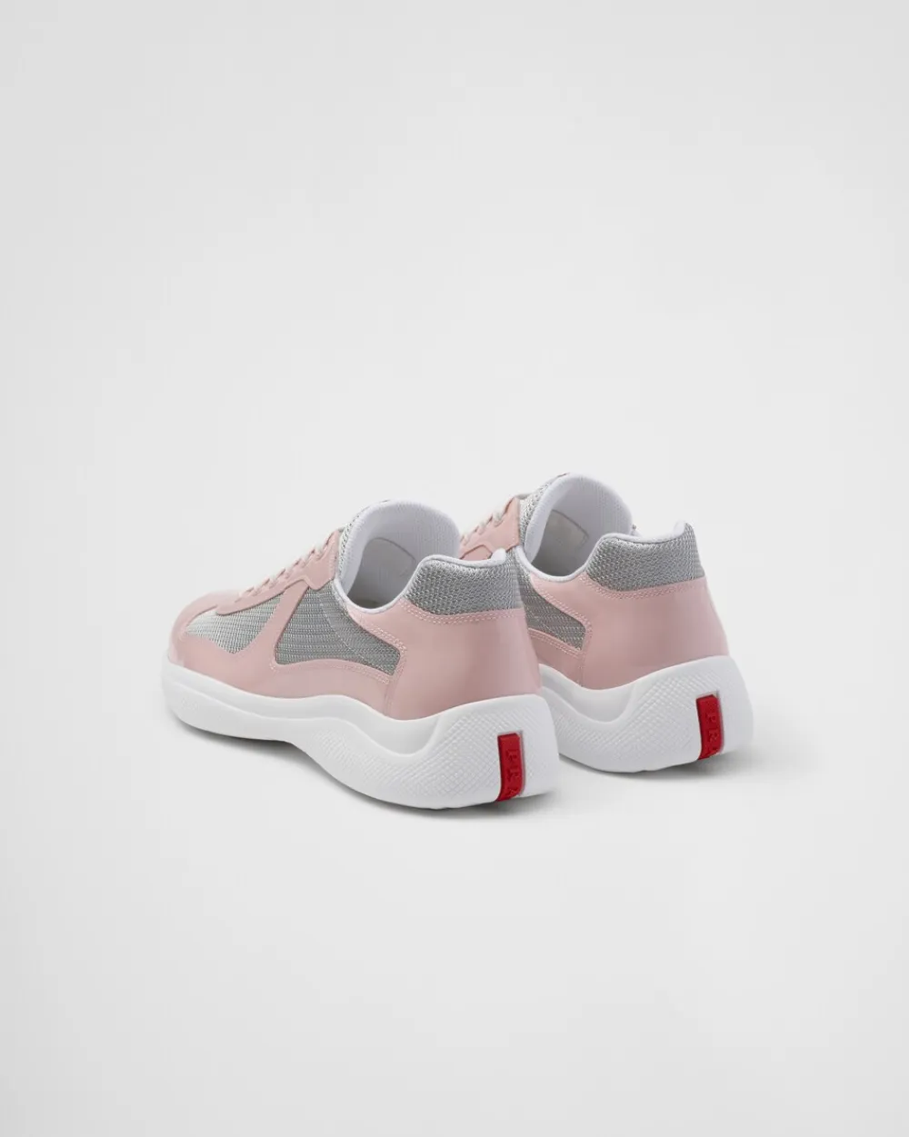 Hombre Prada ZAPATOS|ZAPATILLAS DEPORTIVAS^Zapatillas De Charol Y Tejido Técnico America's Cup