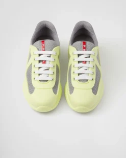 Mujer Prada ZAPATOS|ZAPATILLAS DEPORTIVAS^Zapatillas De Goma Y Tejido Técnico America's Cup