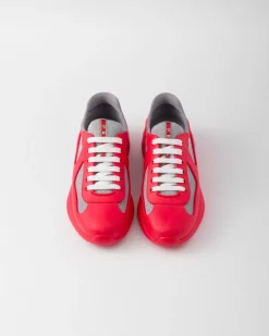 Hombre Prada ZAPATOS|ZAPATILLAS DEPORTIVAS^Zapatillas De Goma Y Tejido Técnico America's Cup