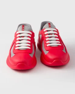 Hombre Prada ZAPATOS|ZAPATILLAS DEPORTIVAS^Zapatillas De Goma Y Tejido Técnico America's Cup