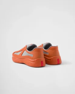 Hombre Prada ZAPATOS|ZAPATILLAS DEPORTIVAS^Zapatillas De Goma Y Tejido Técnico America's Cup