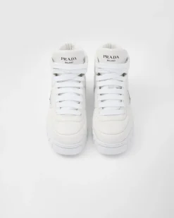 Hombre Prada ZAPATILLAS DEPORTIVAS^Zapatillas De Napa Acolchadas De Caña Alta