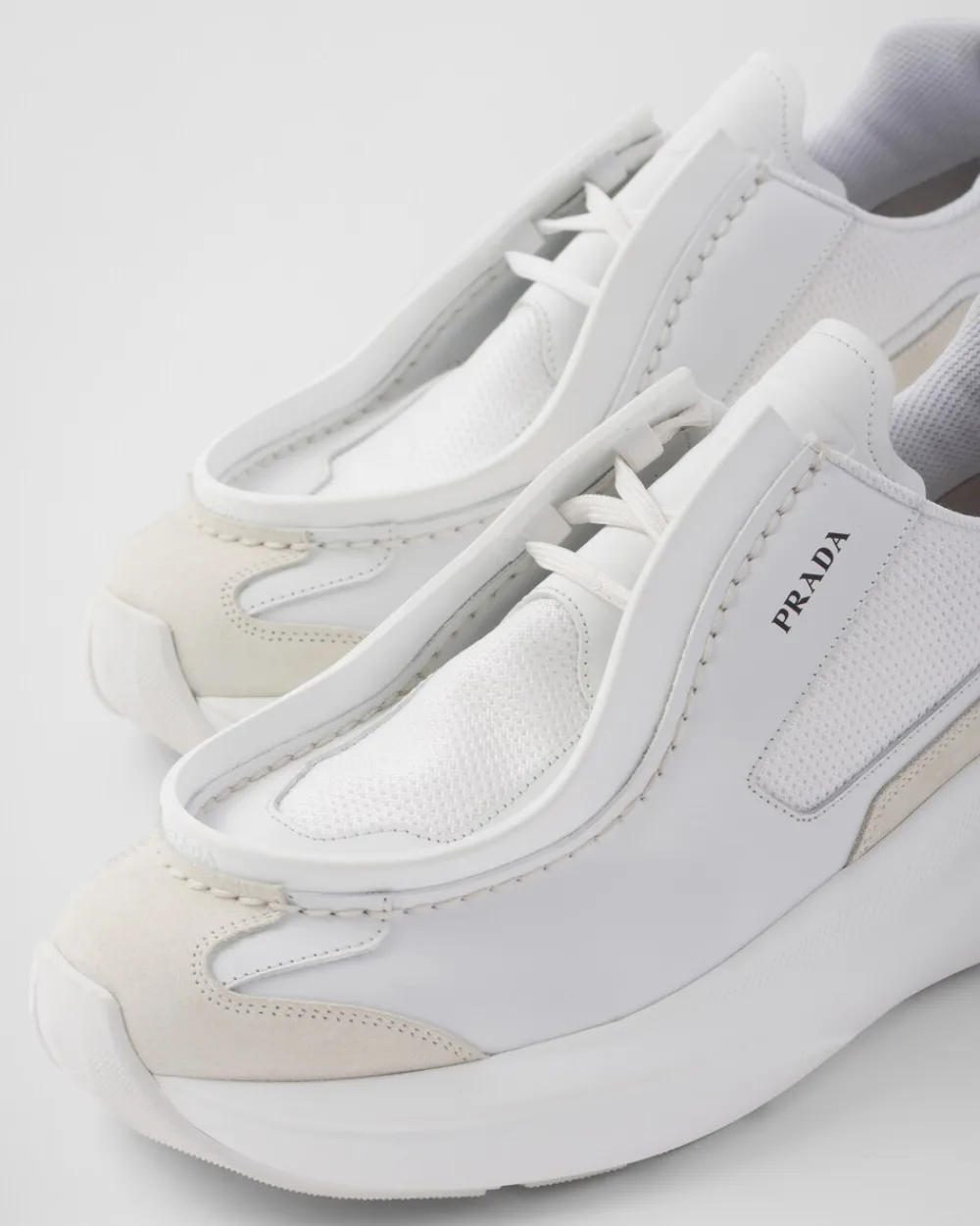 Hombre Prada ZAPATILLAS DEPORTIVAS^Zapatillas Deportivas Systeme De Piel Cepillada Con Tejido Técnico Y Elementos De Ante