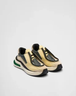 Hombre Prada ZAPATILLAS DEPORTIVAS^Zapatillas Deportivas Systeme De Piel Cepillada Con Tejido Técnico Y Elementos De Ante
