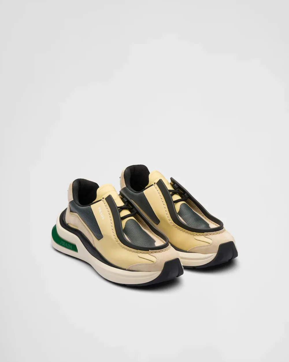 Hombre Prada ZAPATILLAS DEPORTIVAS^Zapatillas Deportivas Systeme De Piel Cepillada Con Tejido Técnico Y Elementos De Ante