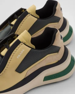 Hombre Prada ZAPATILLAS DEPORTIVAS^Zapatillas Deportivas Systeme De Piel Cepillada Con Tejido Técnico Y Elementos De Ante
