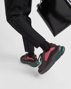 Hombre Prada ZAPATILLAS DEPORTIVAS^Zapatillas Deportivas Systeme De Piel Cepillada Con Tejido Técnico Y Elementos De Ante